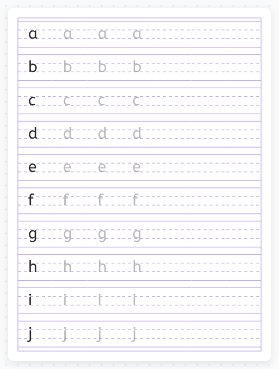 小写字母 缩略图